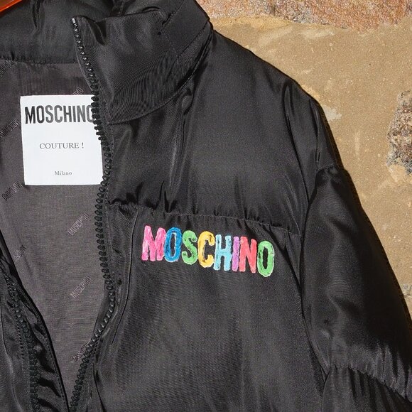 Moschino Puffer Jacket (Rare) - One of Jeremy Scott's last jackets - Picture 4 of 5